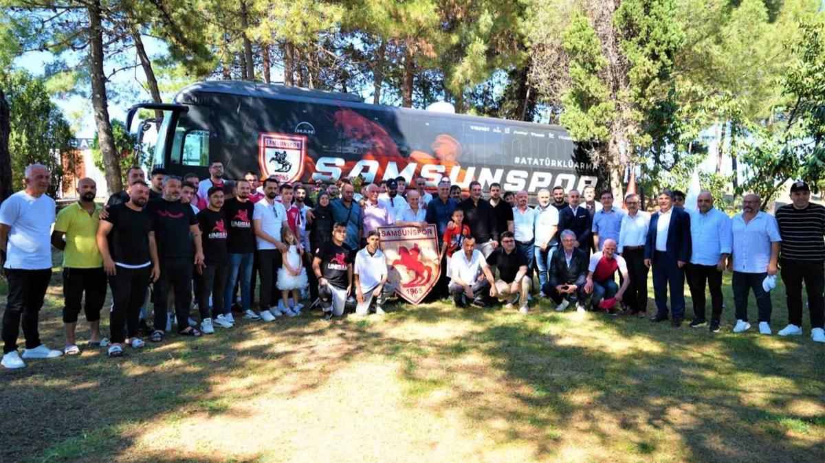 Samsunspor'da geleneksel bayramlama treni yapld