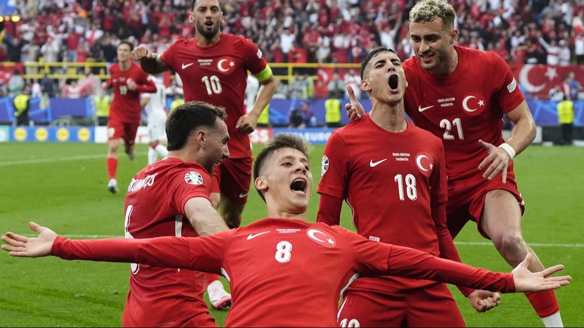 EURO 2024'te tarihi balang! Bizim ocuklar resmen utu