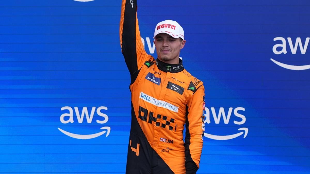 spanya Grand Prix'sinde ''pole'' pozisyonu Lando Norris'in