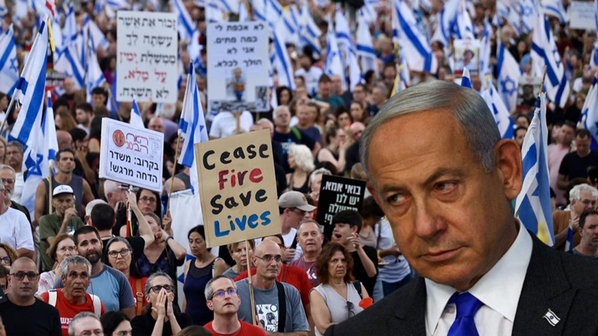 Netanyahu'nun sonu mu geldi? Canl yaynda arpc iddia