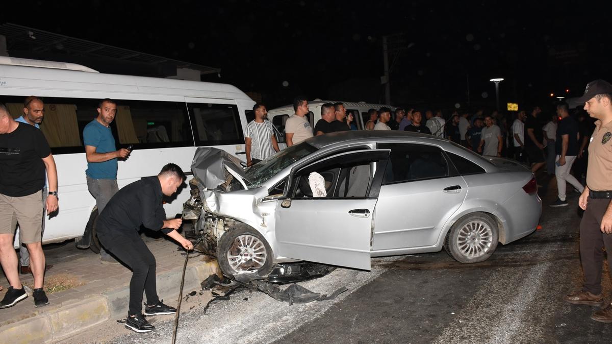 Aydn'da trafik kazas: 2'si ocuk 8 kii yaraland