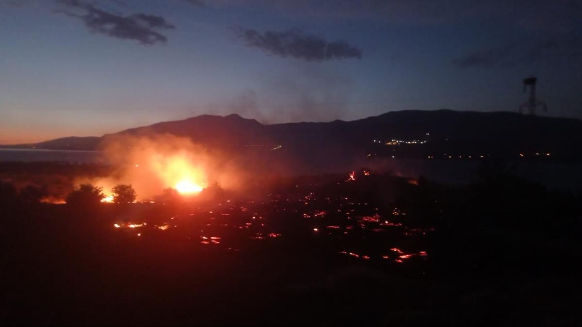 Malatya'da sazlk alanda yangn kt 