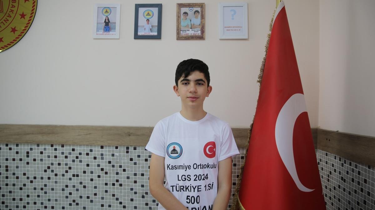 Mardin'de LGS'de 500 tam puan alan renci Galatasaray Lisesi'nde okumak istiyor