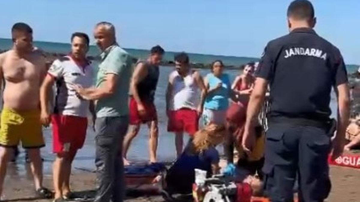 Ordu'da denize giren kz ve yeenini kurtard, kendisi hayatn kaybetti
