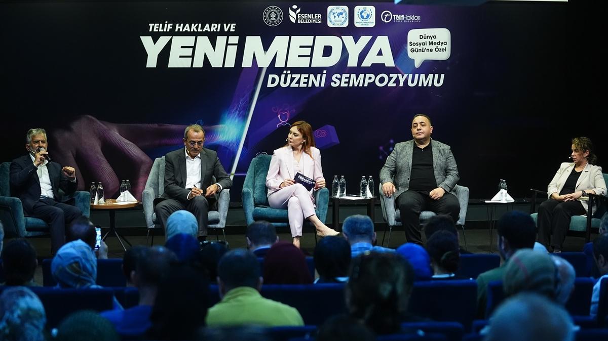 ''Telif haklar ve yeni medya dzeni'' sempozyumda ele alnd