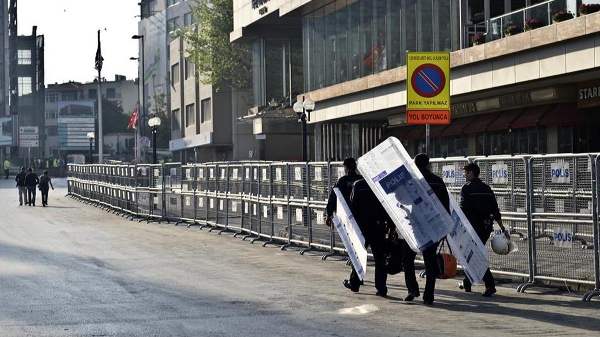 stanbul Valilii'nden Taksim'de dzenlenecek yry iin nlem