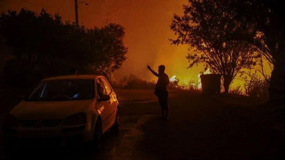 Yunanistan'n Serifos Adas'nda yangn: 7 yerleim yeri tahliye edildi