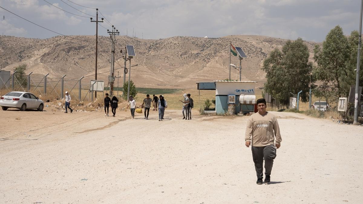 Irak'taki Yezidilerin kamp ilesi terr rgt PKK'nn Sincar'daki igali nedeniyle bitmiyor