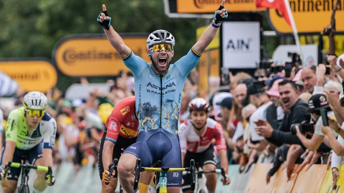 Fransa Bisiklet Turu'nun 5. etabn Mark Cavendish kazand