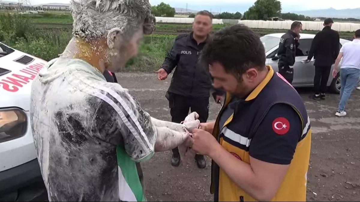 Genlerin doum gn akas polisi fkelendirdi: Siz kafay m yediniz?