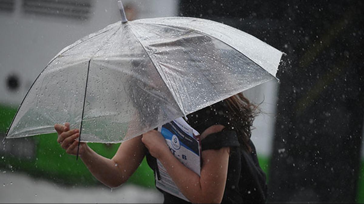 Meteoroloji'den iddetli rzgar ve ya uyars! Yaz yamurlar etkili olacak