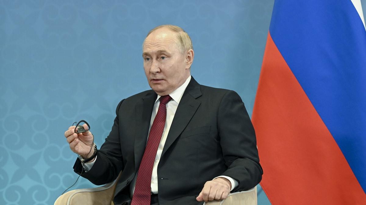 Putin Astana'da konutu: ABD'nin, Filistin dmn tek bana kesme giriimleri ters  tepti