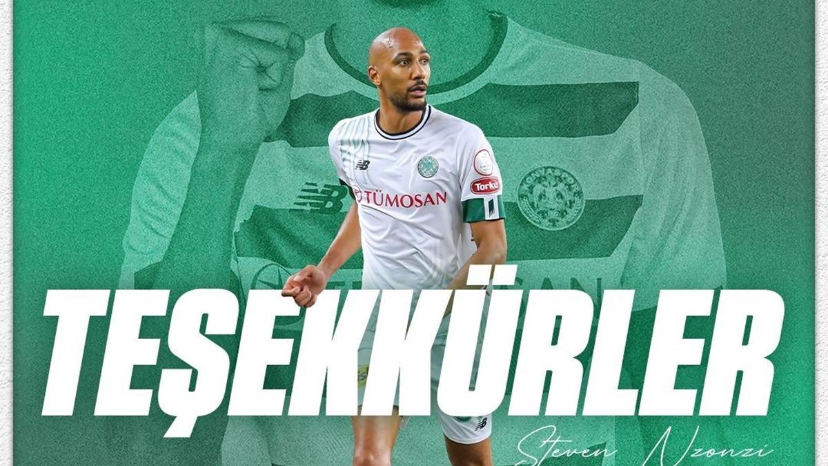 Konyaspor'da Steven Nzonzi ile yollar ayrld 