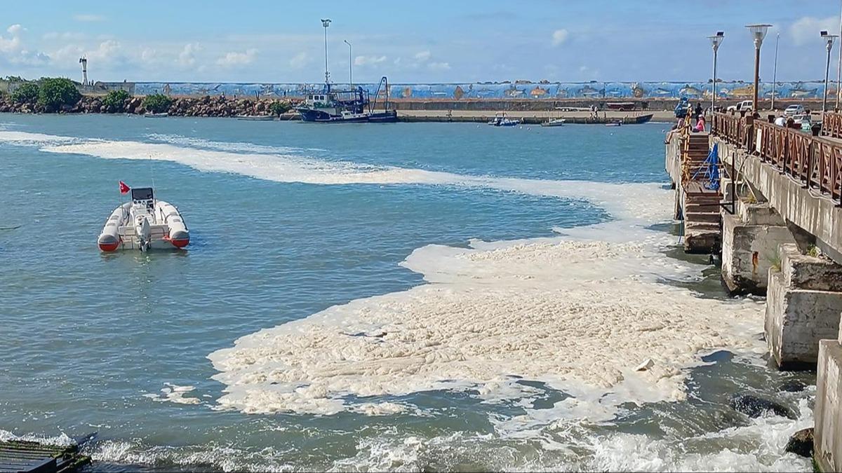 Deniz yzeyinde kpklenme balad! Valilikten ilk aklama