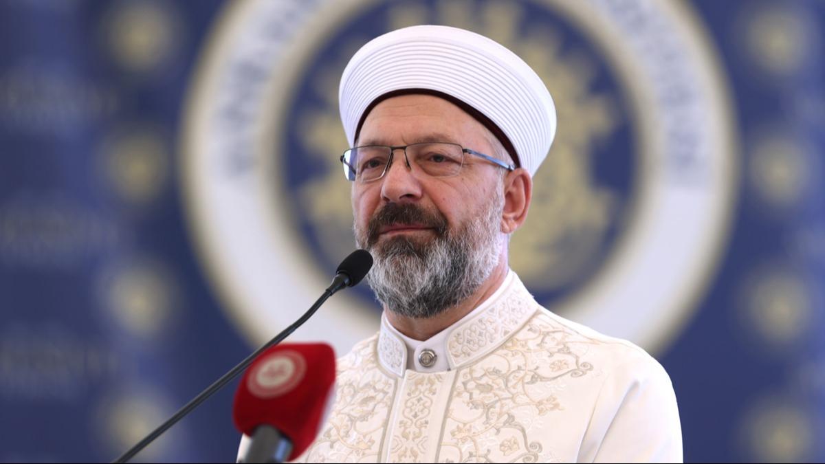 Diyanet leri Bakan Erba: 4 yl nce bugn Ayasofya-i Kebir Cami-i erifi asli hviyetine kavutu