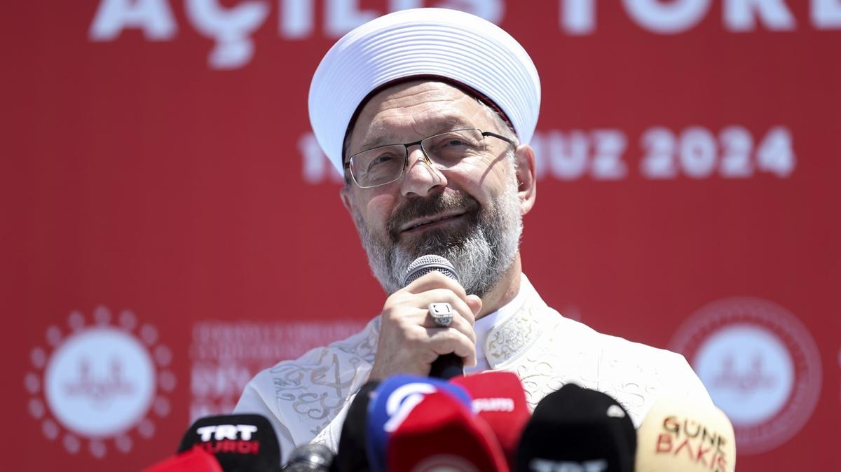 Diyanet leri Bakan Erba: 200 yln telafisini yapacaz inallah