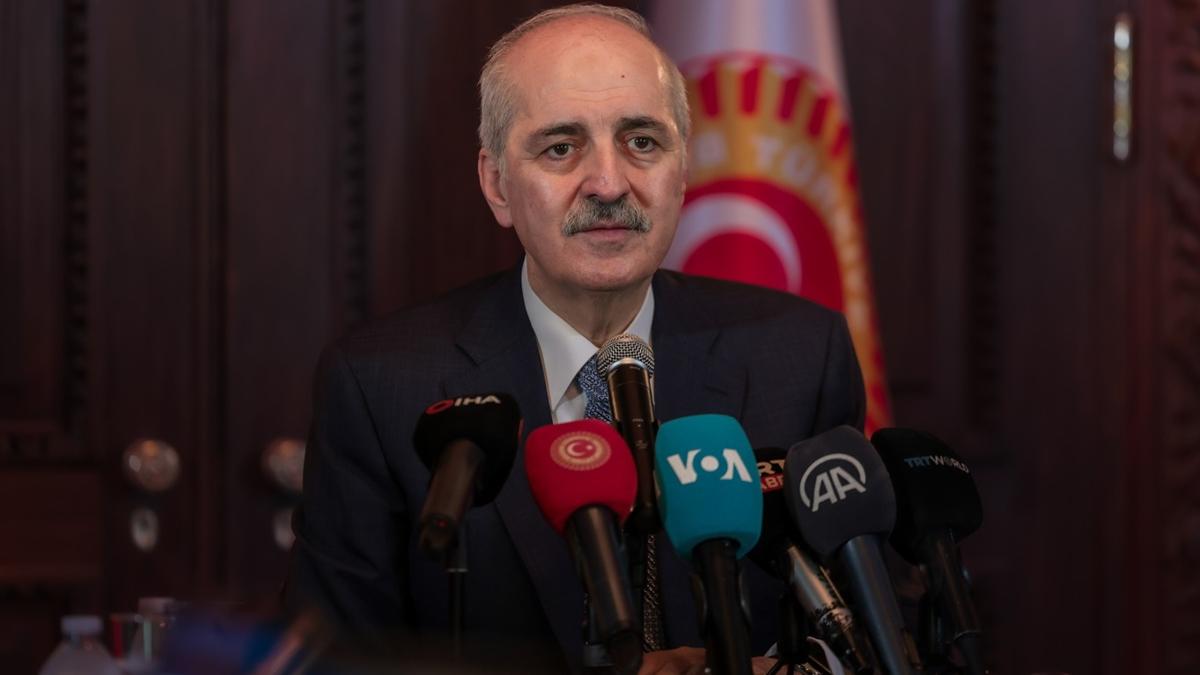 TBMM Bakan Kurtulmu, The Washington Post'a konutu: Bu apak bir ayrmclk