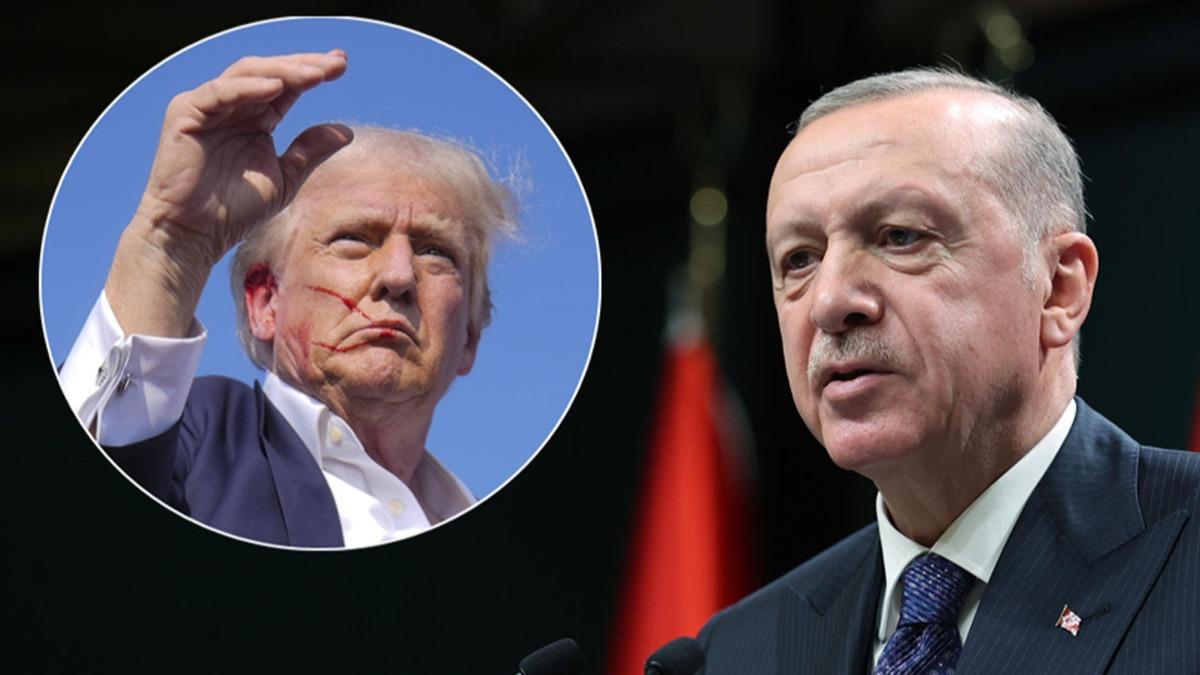 Cumhurbakan Erdoan'dan Trump aklamas: ABD halknn yannda olacaz