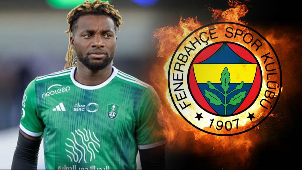 stanbul'a geldi! Allan Saint-Maximin resmen Fenerbahe'de