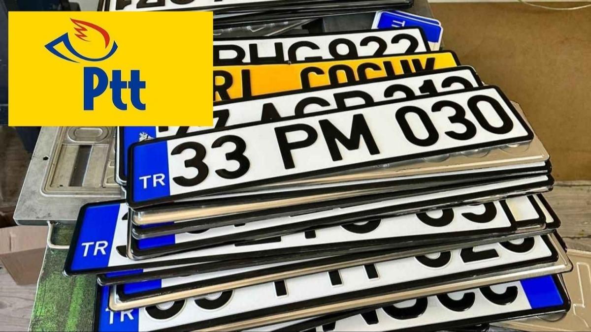 PTT'nin plaka güncelleme hizmeti e-Devlet'te 