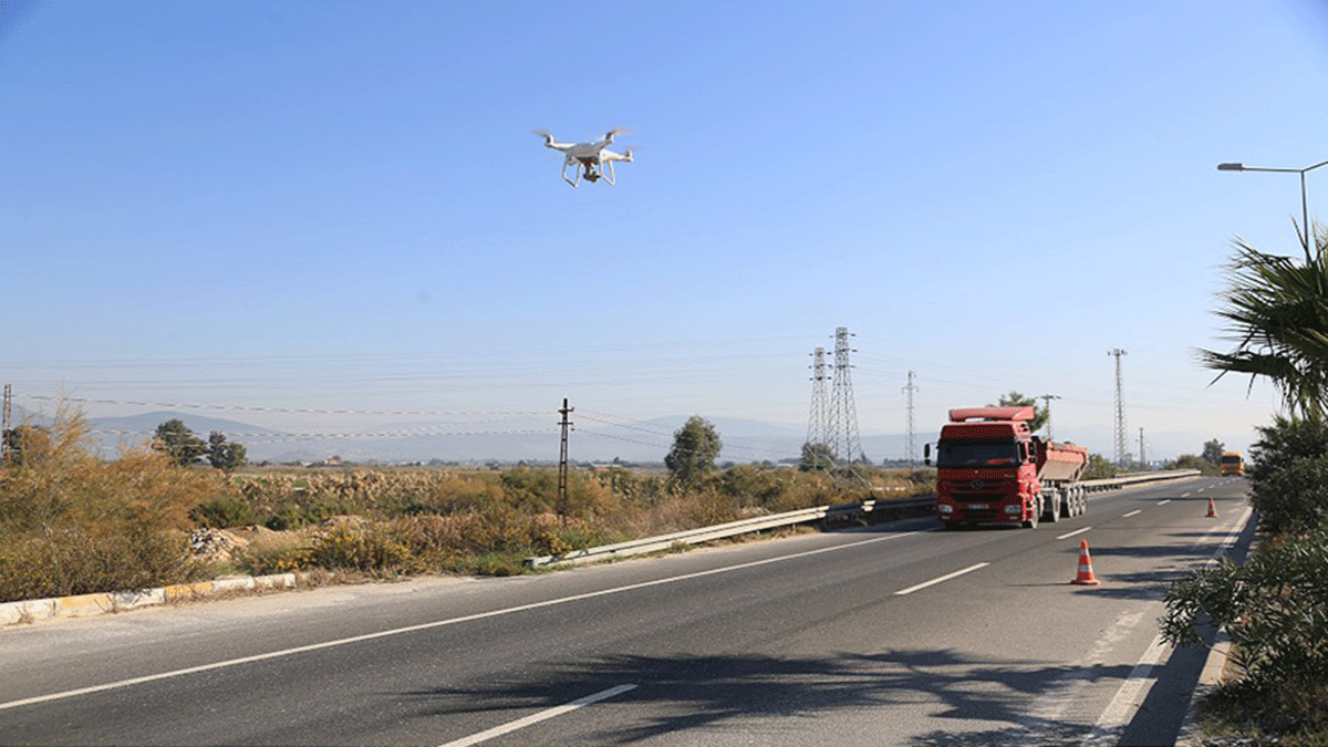 Trafikte drone denetimi: 21 bin 84 TL ceza 