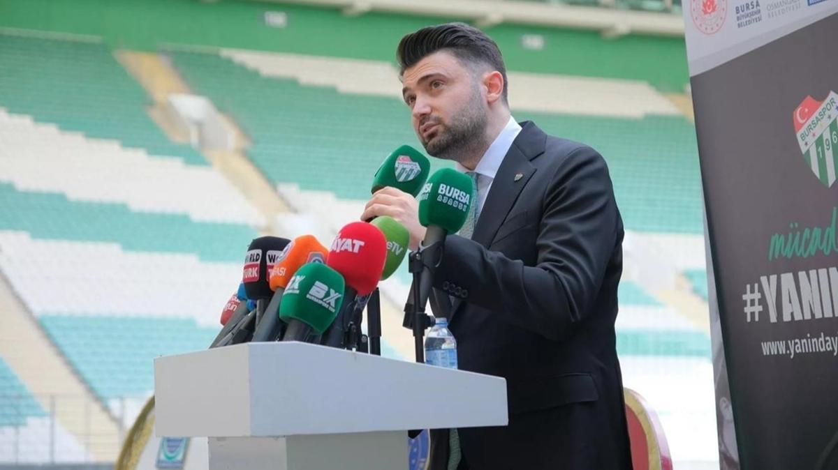 Bursaspor Bakan Enes elik: Grevi brakma dahil her trl karar almaya hazrz