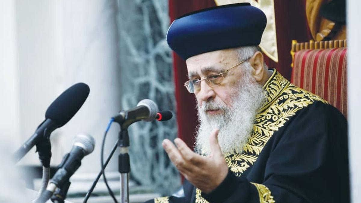 Yitzhak Yosef: Ahlakszln olduu srail ordusuna katlmayz