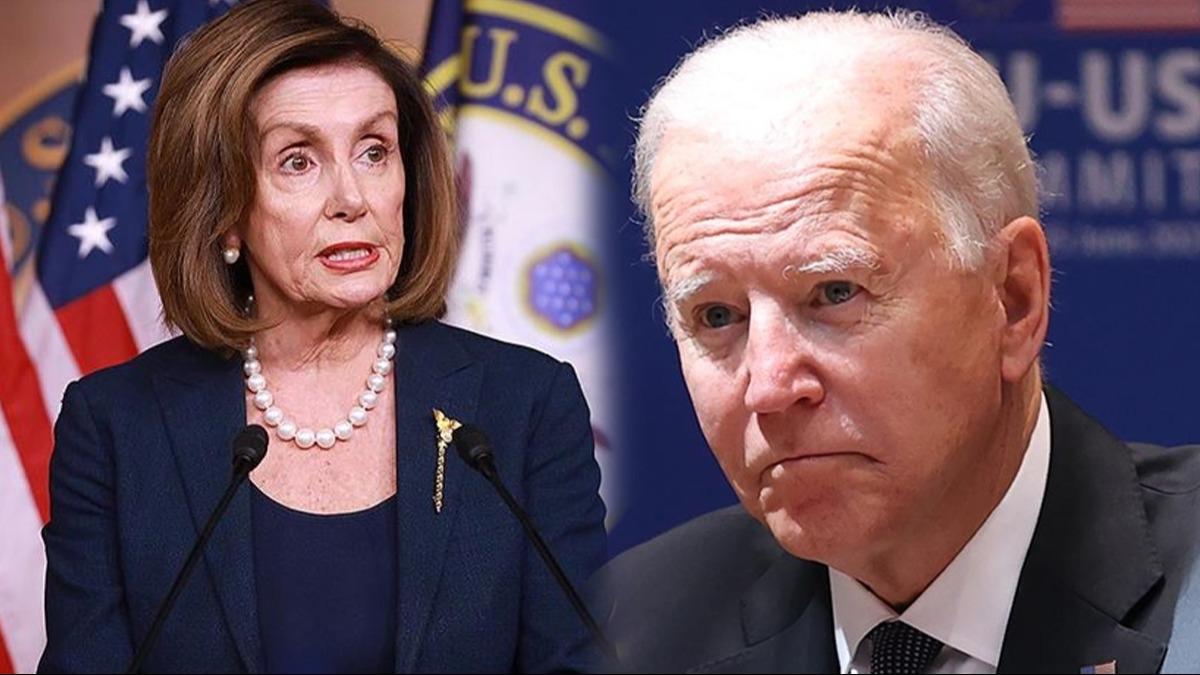 Pelosi, Biden'a resti ekti! Anketler ortada seimi kazanamayacaksn 