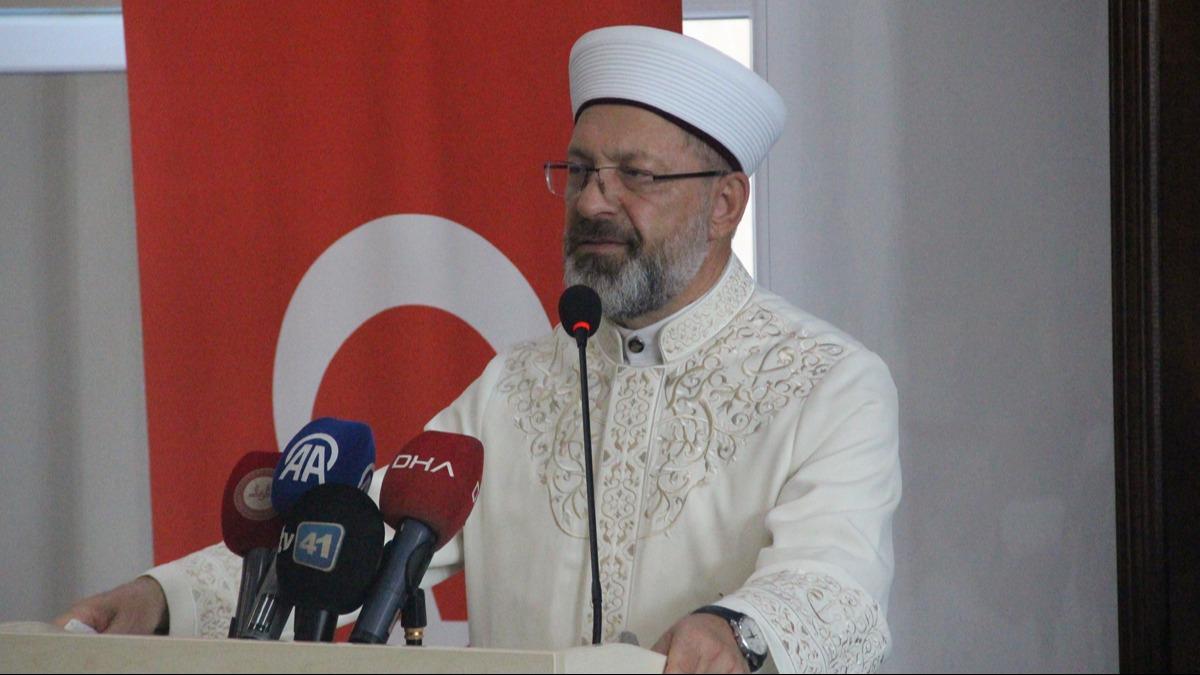 Diyanet leri Bakan Erba: Ktlkler ortadan kalksn, derdimiz bu