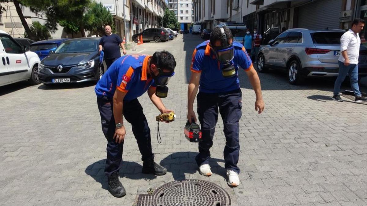 stanbul'un gbeinde kimyasal madde panii