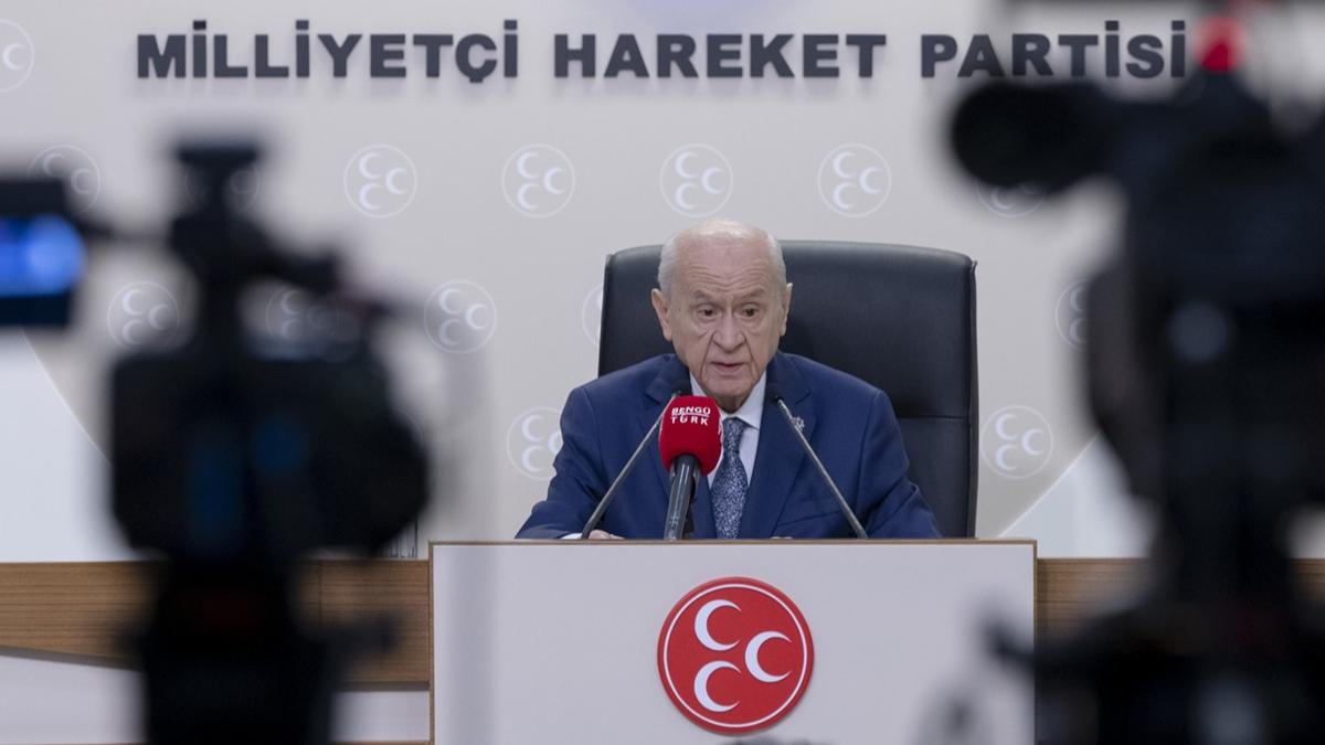 MHP Lideri Baheli: DEM'lenen CHP milli gvenliimize zarar vermektedir