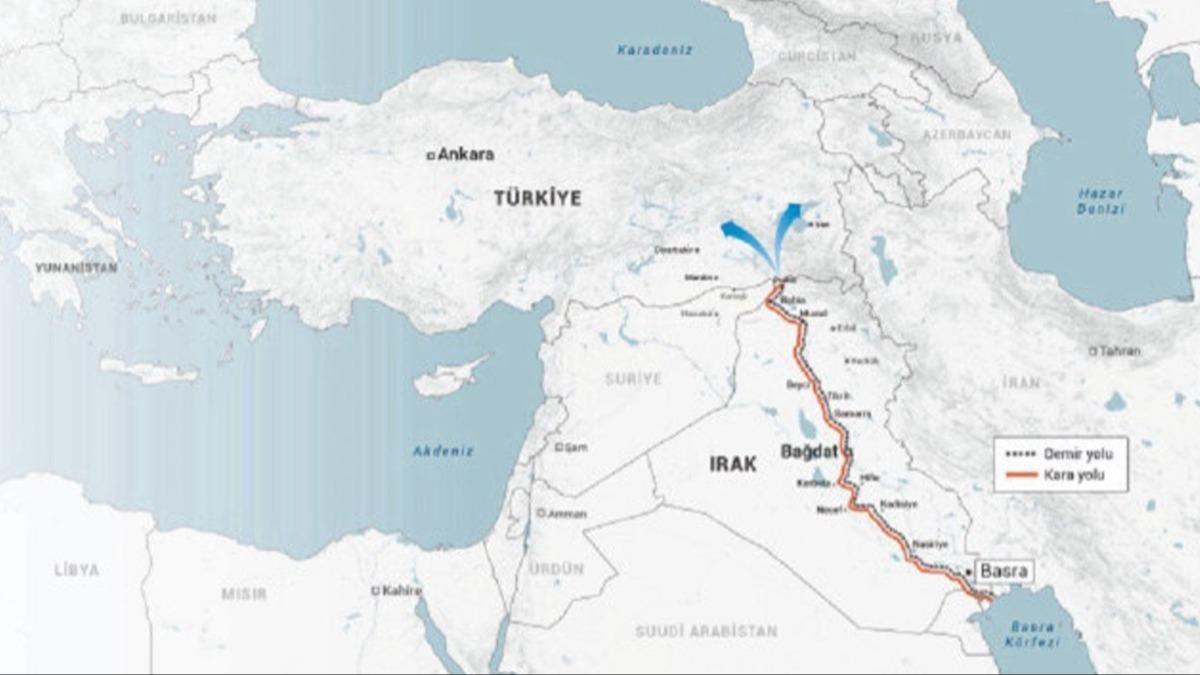 Trkiye'den Kalknma Yolu Projesi iin kritik grme! Heyetiyle birlikte kabul edildi