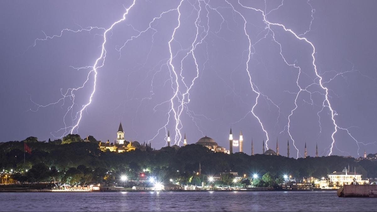 Meteoroloji, Ankara ve stanbul dahil 10 il iin uyard! Gk grltl saanak geliyor