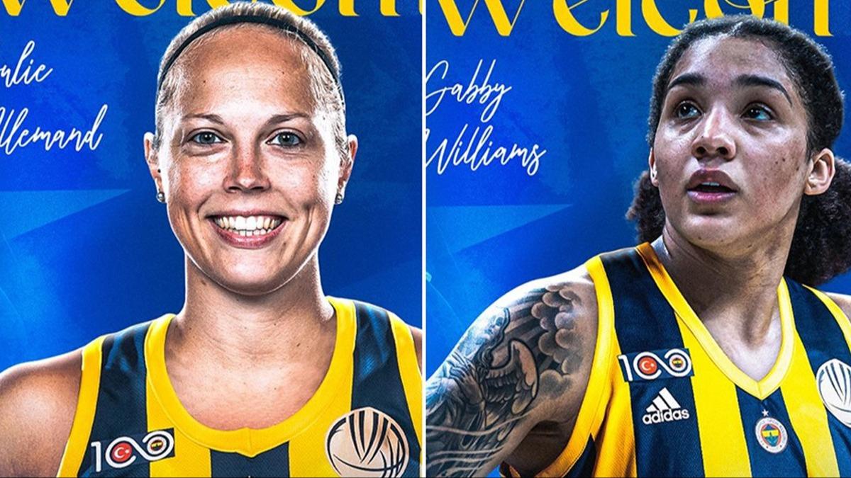 Fenerbahe, Julie Allemand ve Gabby Williams' renklerine balad