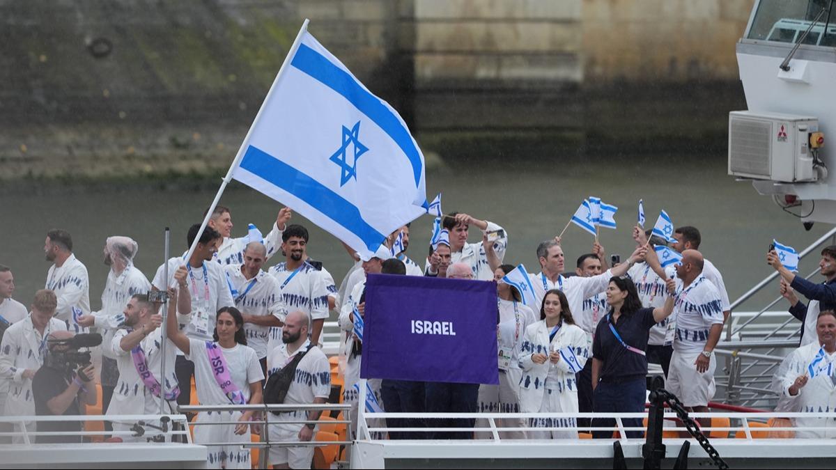 Paris 2024 Yaz Olimpiyat Oyunlar al treninde TRT canl yaynnda soykrmc srail'e sessiz' protesto!