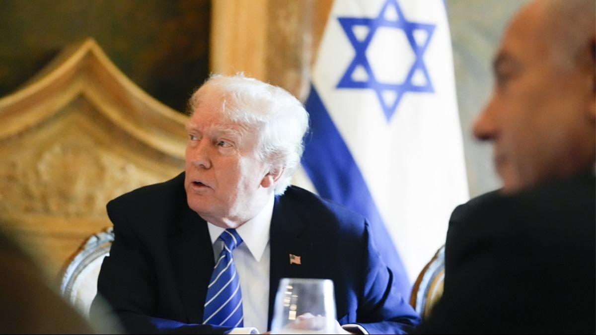 Netanyahu ile gren Trump: Biden ynetimi srail iin hibir ey yapmad