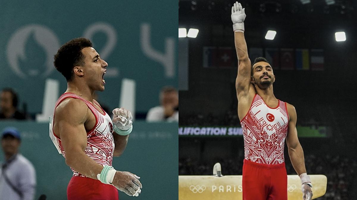 Milli cimnastikiler Ferhat Arcan ve Adem Asil Paris 2024'te madalyaya ''gz'' krpt