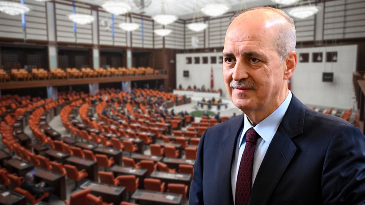 TBMM Bakan Kurtulmu Meclis'i olaanst toplantya ard