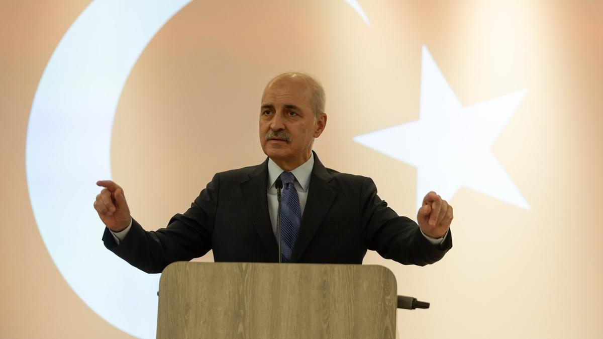 TBMM Bakan Kurtulmu: Filistin davas bizim iin milli bir davadr