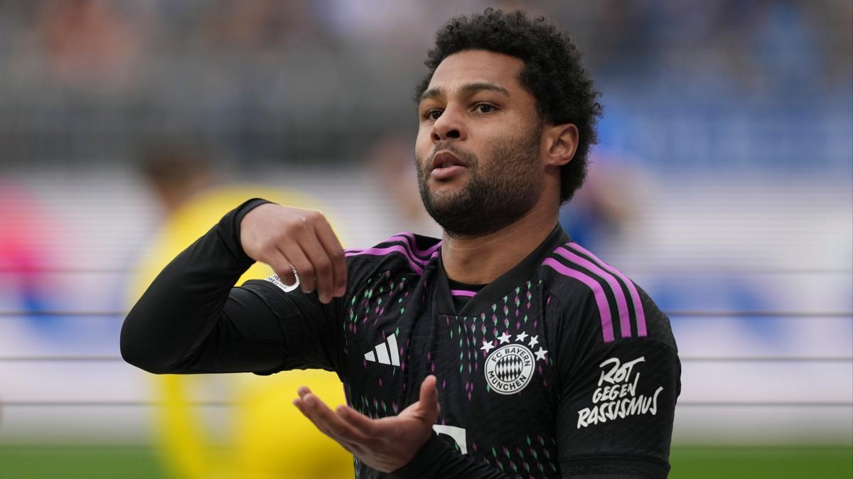 Serge Gnabry'den ayrlk iddialarna cevap!