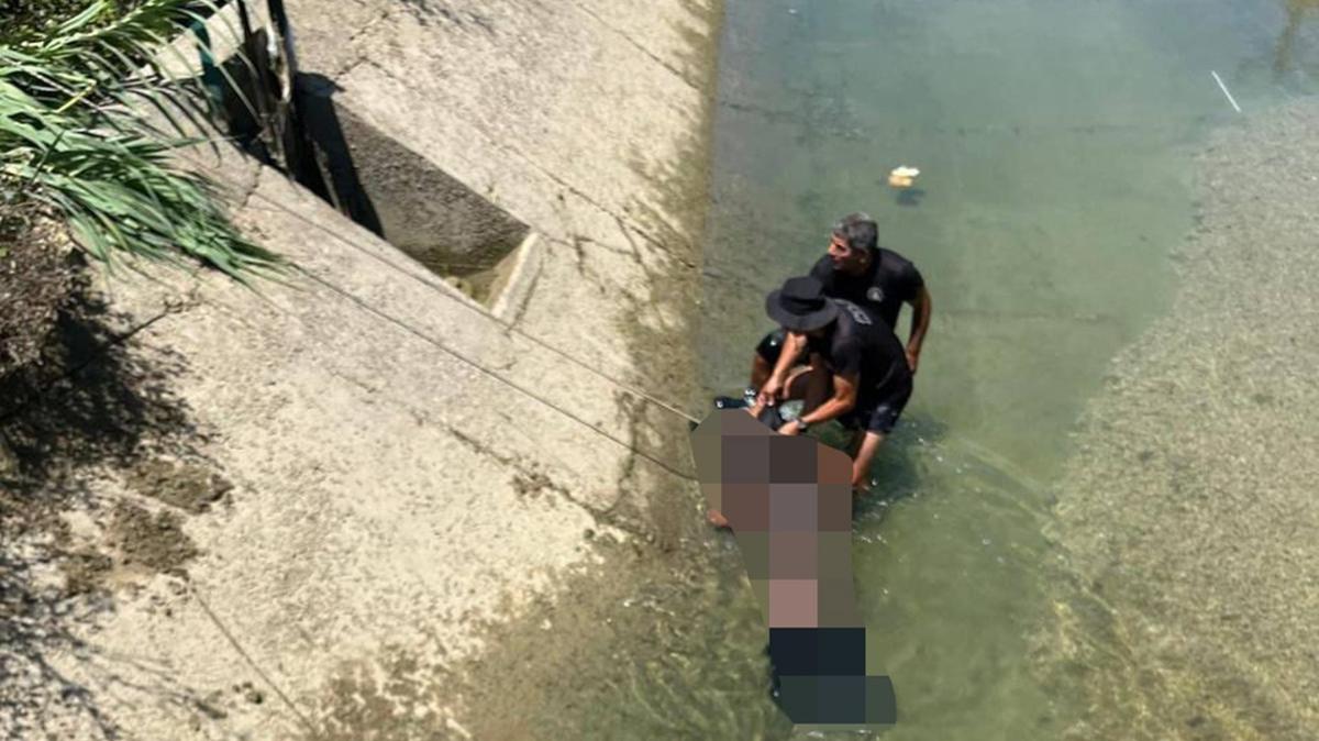 Adana'da sulama kanalnda erkek cesedi bulundu