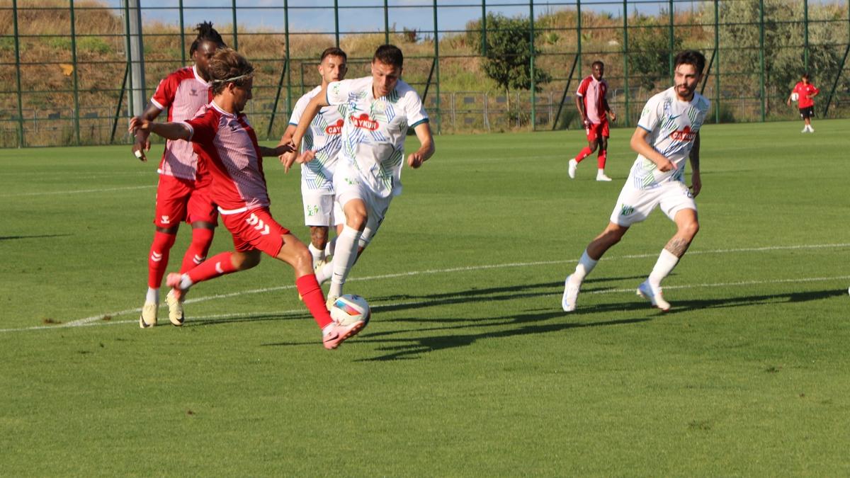 Hazrlk manda Rizespor, Samsun'u tek golle geti