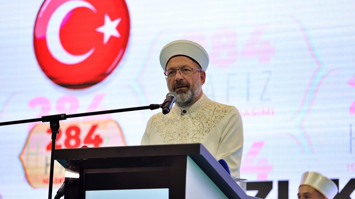 Diyanet leri Bakan Erba: Bir kul iin en gzel ey Allah'a secde etmektir