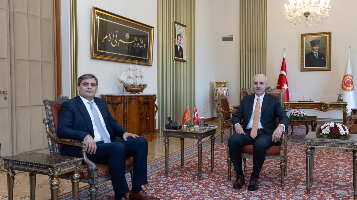 TBMM Bakan Kurtulmu, Ervin brahimovic'i kabul etti