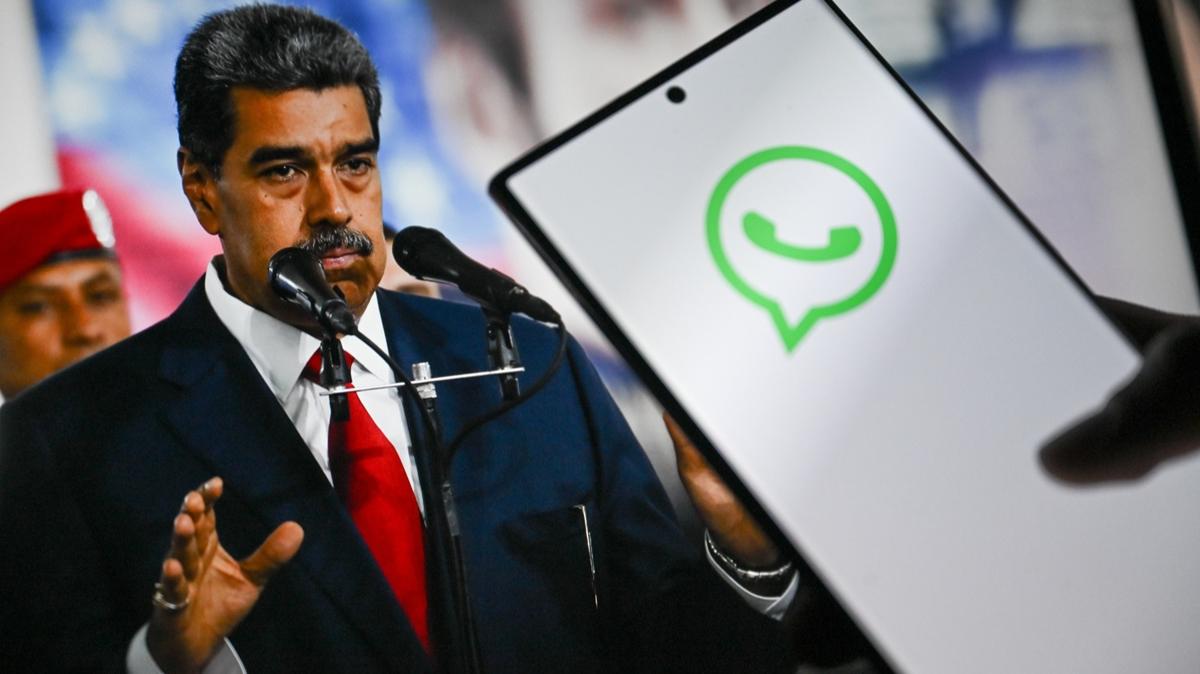Maduro'dan WhatsApp'a ''casusluk'' sulamas