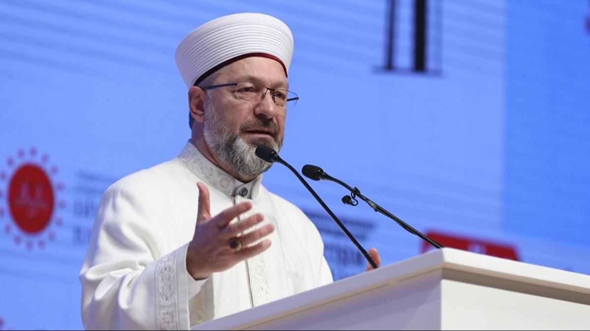 Diyanet leri Bakan Erba, Trk devletlerinden gelen akademisyen ve rencilerle bir araya geldi: Hepinizin konutuu Trke dilidir