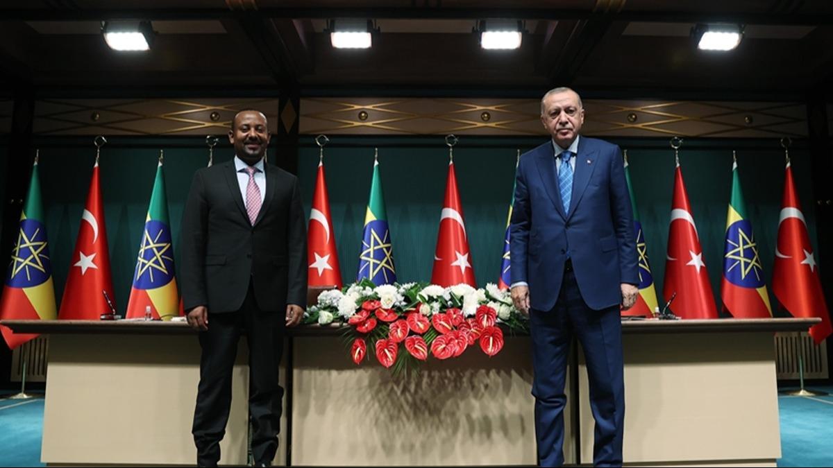 Cumhurbakan Erdoan, Etiyopya Babakan Abiy Ahmed ile telefonda grt