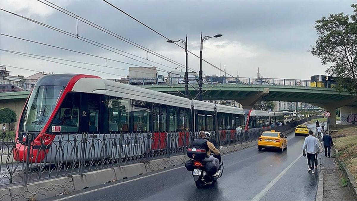 Binann yklma riski tramvay seferlerini durduruldu