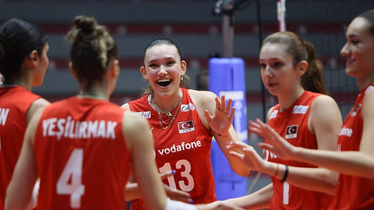 U20 Kadn Voleybol Milli Takm, Avrupa ampiyonas'nda yar finali garantiledi