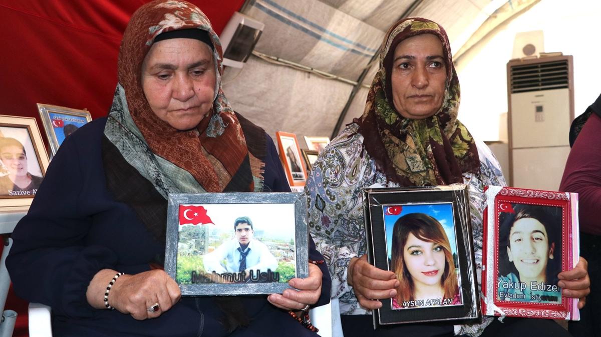 PKK'dan evlatlarn geri isteyen Diyarbakr annelerinin nbeti sryor